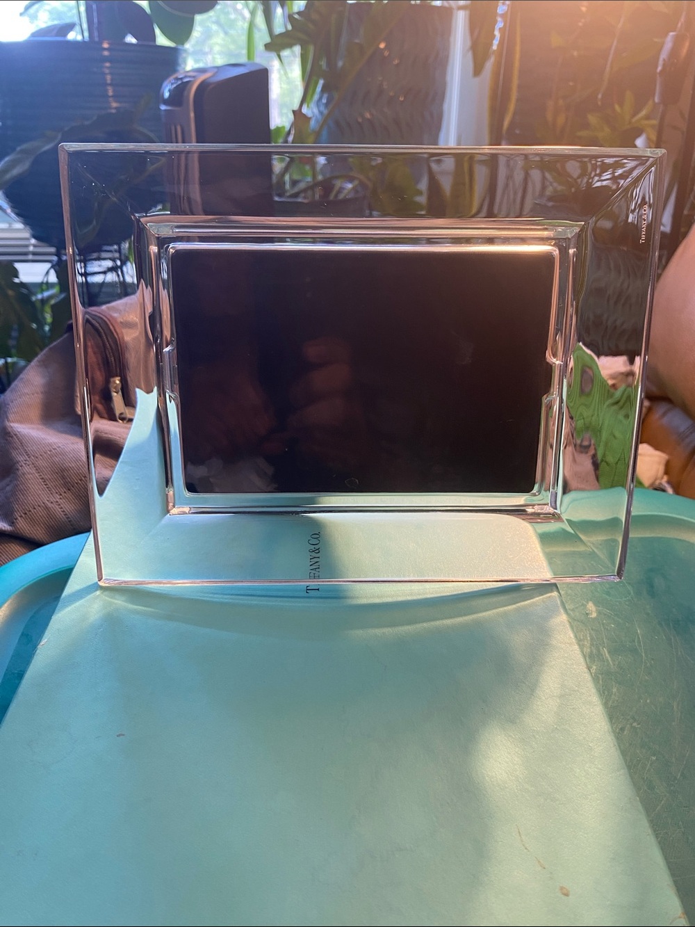 Tiffany & Co. Clear Glass Frame - 4x6 photo size